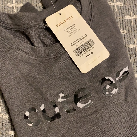 Fabletics Crop Sweatshirt and Powerhold Capris - Picture 5 of 7